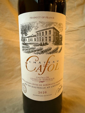 Saint Brice Château Cafol Castillon Côtes de Bordeaux 2020