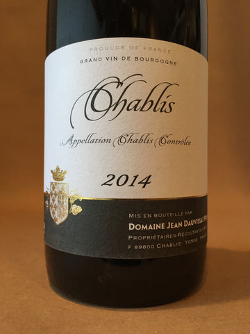 Domaine Dauvissat Père et Fils Chablis 2018 France