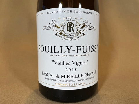 Domaine Pascal & Mireille Renaud "Vieilles Vignes" Pouilly Fuissé 2019 France