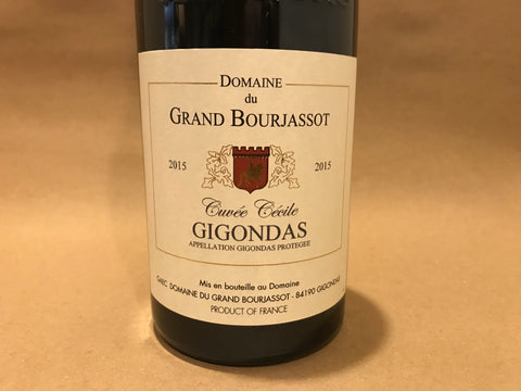 Domaine du Grand Bourjassot “Cuvée Cécile” 2015 Gigondas France