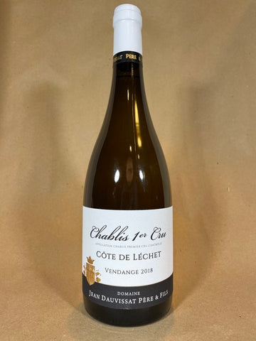 Domaine Dauvissat Côtes de Lechét Premier Cru Chablis 2018 France