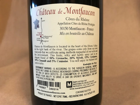 Château de Montfaucon Côtes du Rhône 2018